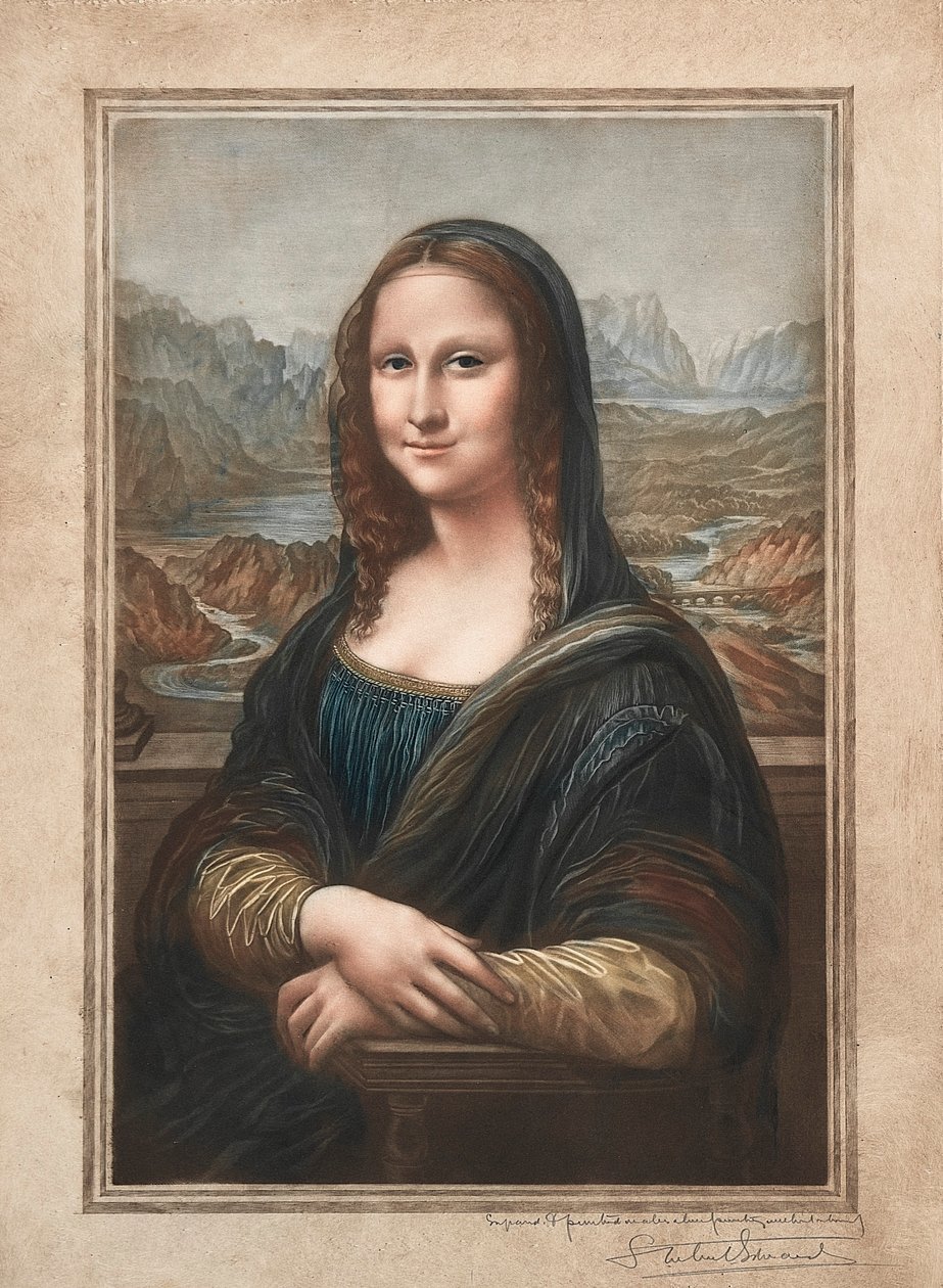Mona Lisa, det 19.-20. århundrede. af Samuel Arlent Edwards