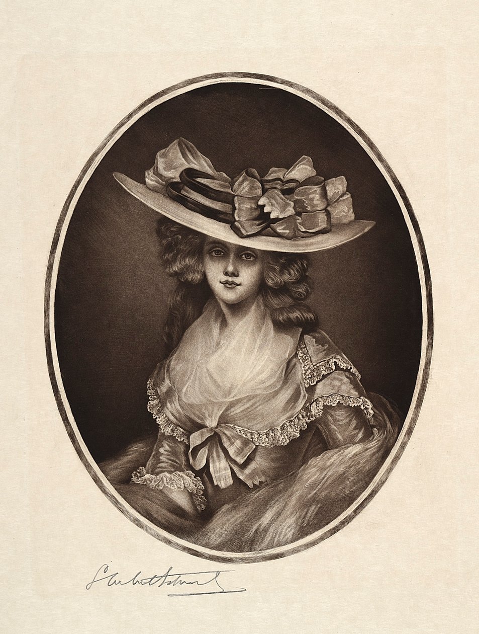 Mrs. Benwell, det 19.-20. århundrede. af Samuel Arlent Edwards