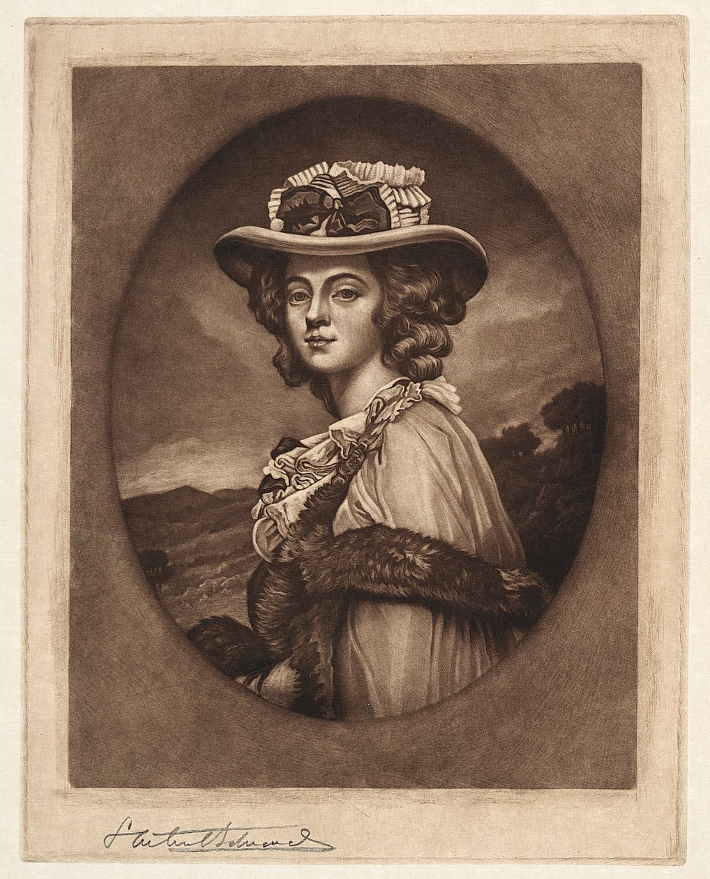 Fru Davenport, det 19.-20. århundrede. af Samuel Arlent Edwards