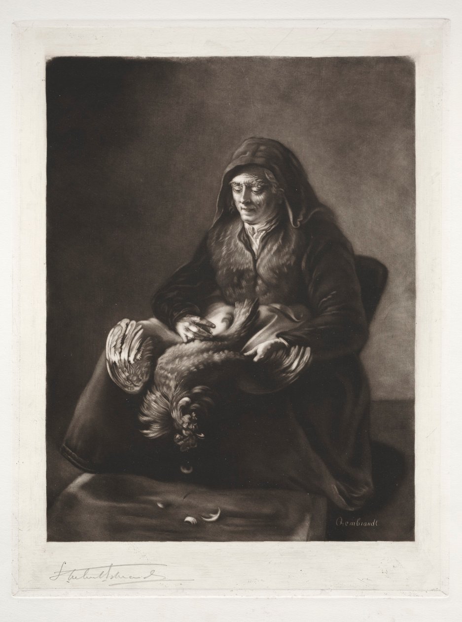 Rembrandts mor, det 19.-20. århundrede. af Samuel Arlent Edwards
