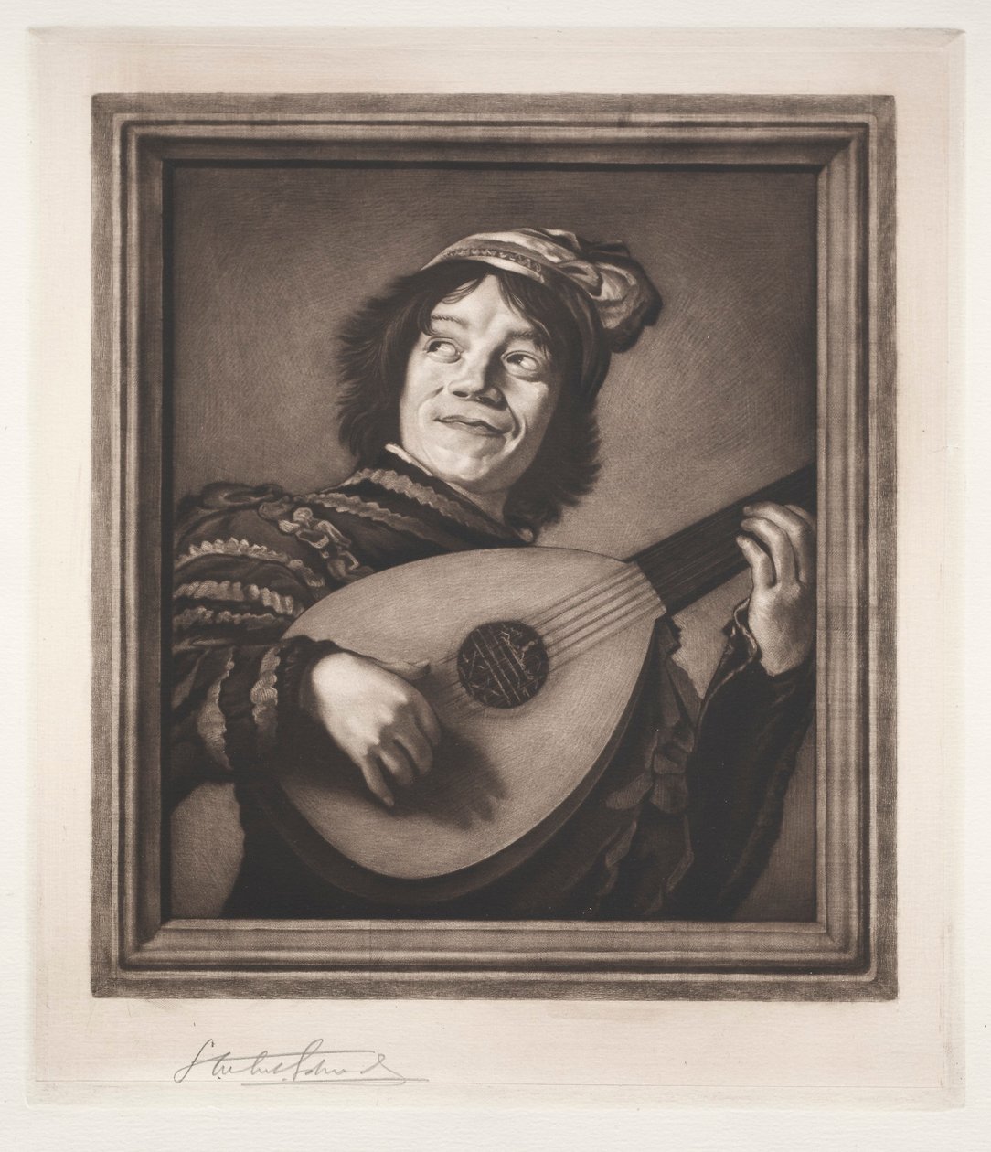Lutespilleren, 19.-20. århundrede. af Samuel Arlent Edwards