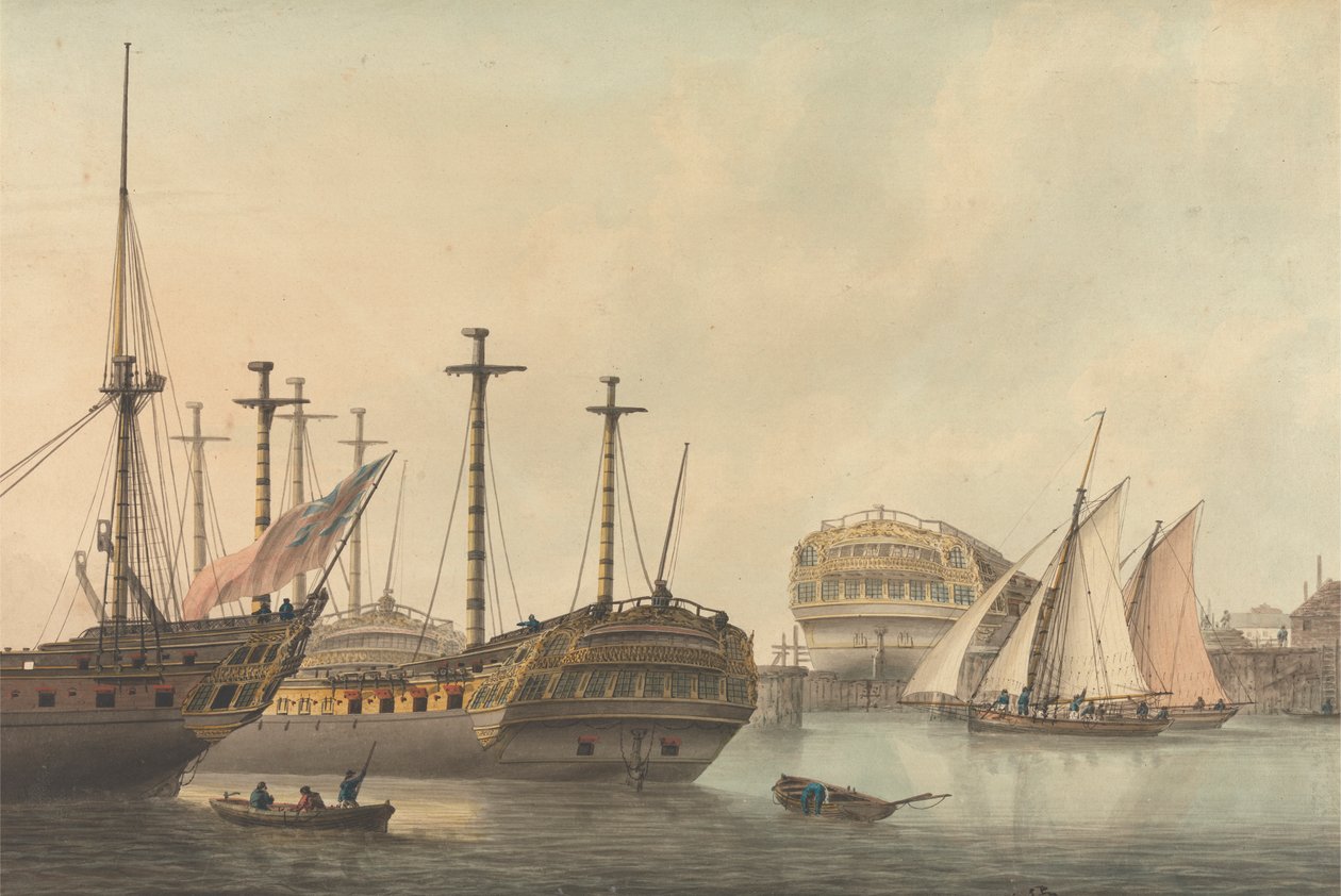 Man-of-War bliver ombygget af Samuel Atkins
