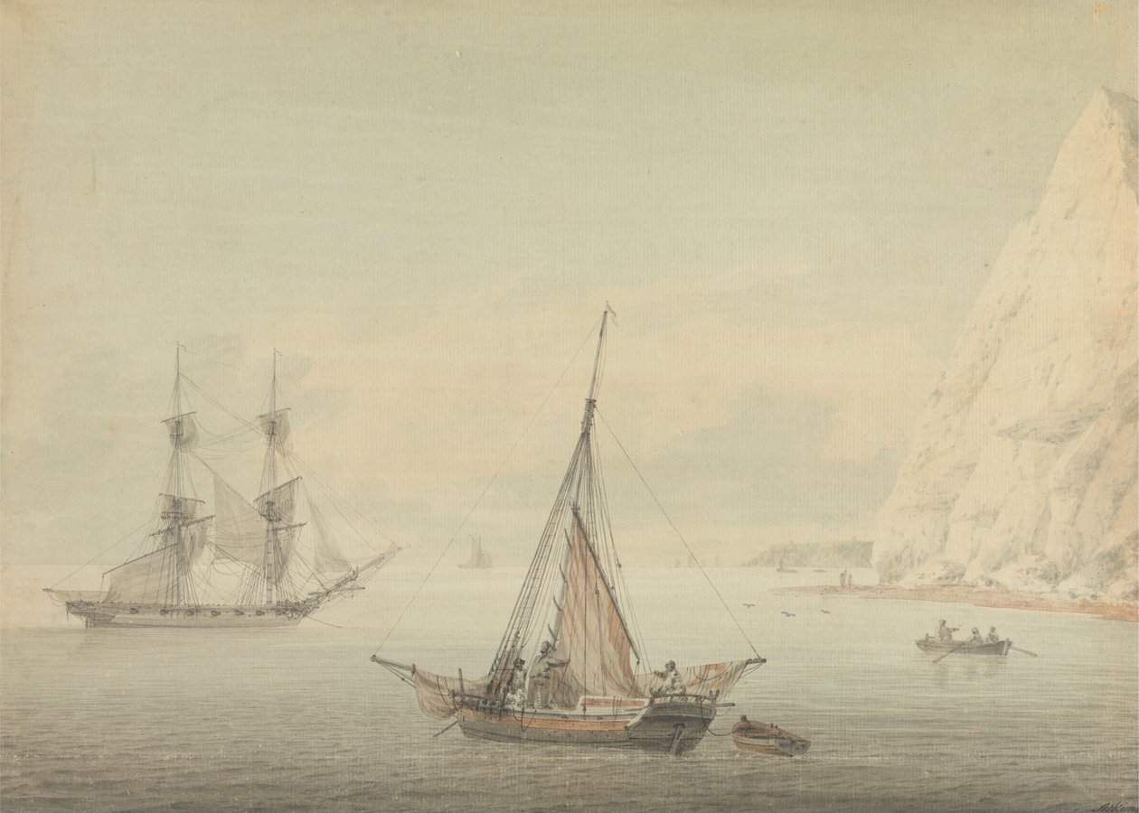 Shakespeare Cliff, Dover af Samuel Atkins