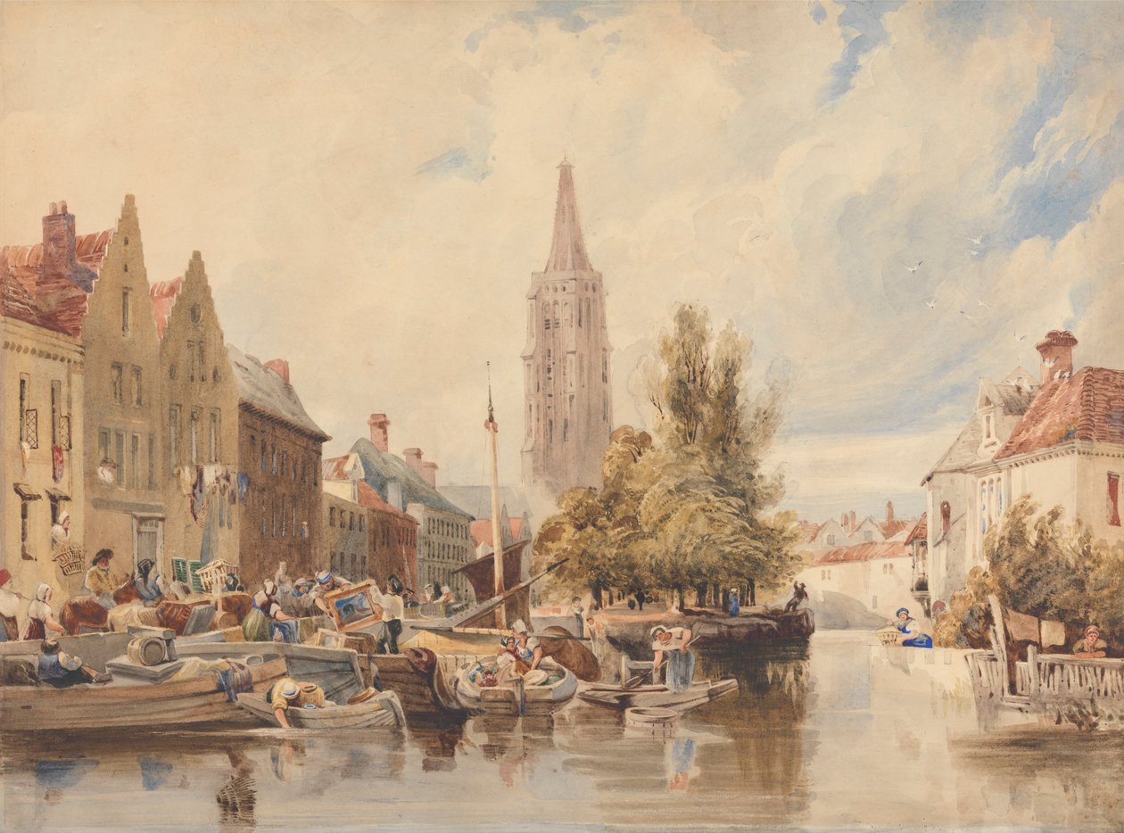 Notre Dame-kirken, Brügge af Samuel Austin