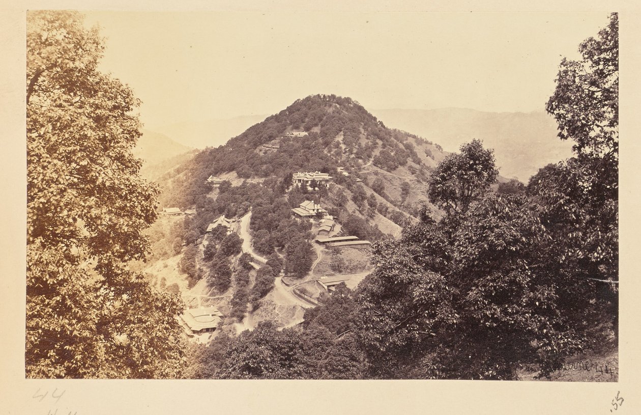 Simla; Elysium Hill af Samuel Bourne