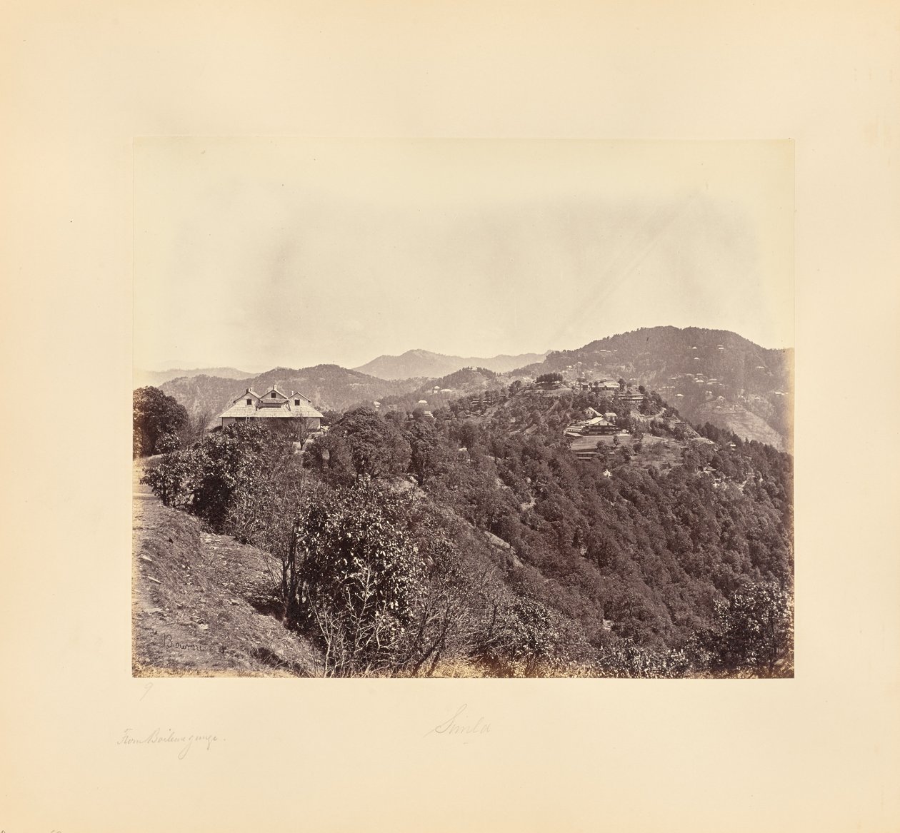 Simla; Fra Boileaugange af Samuel Bourne