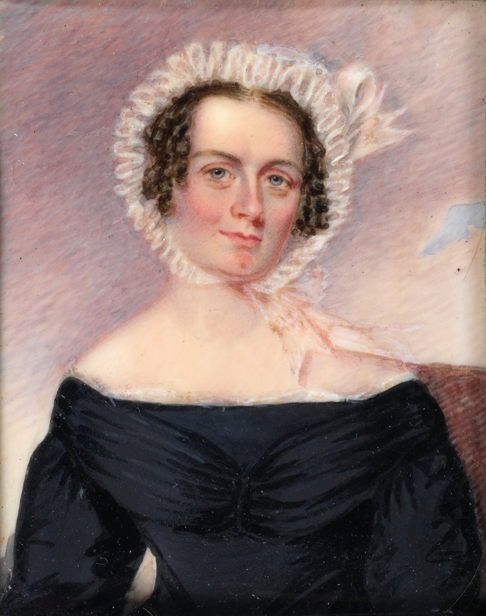 Portræt af en dame, 1837. af Samuel Broadbent