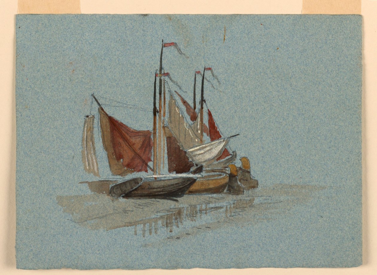 Fiskernes Sejlbåde af Samuel Colman
