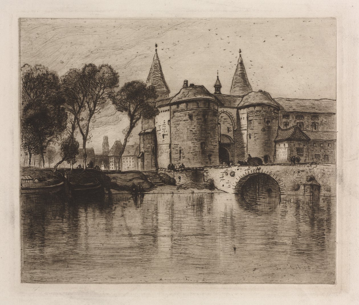 Pont de Grand, Brügge af Samuel Colman
