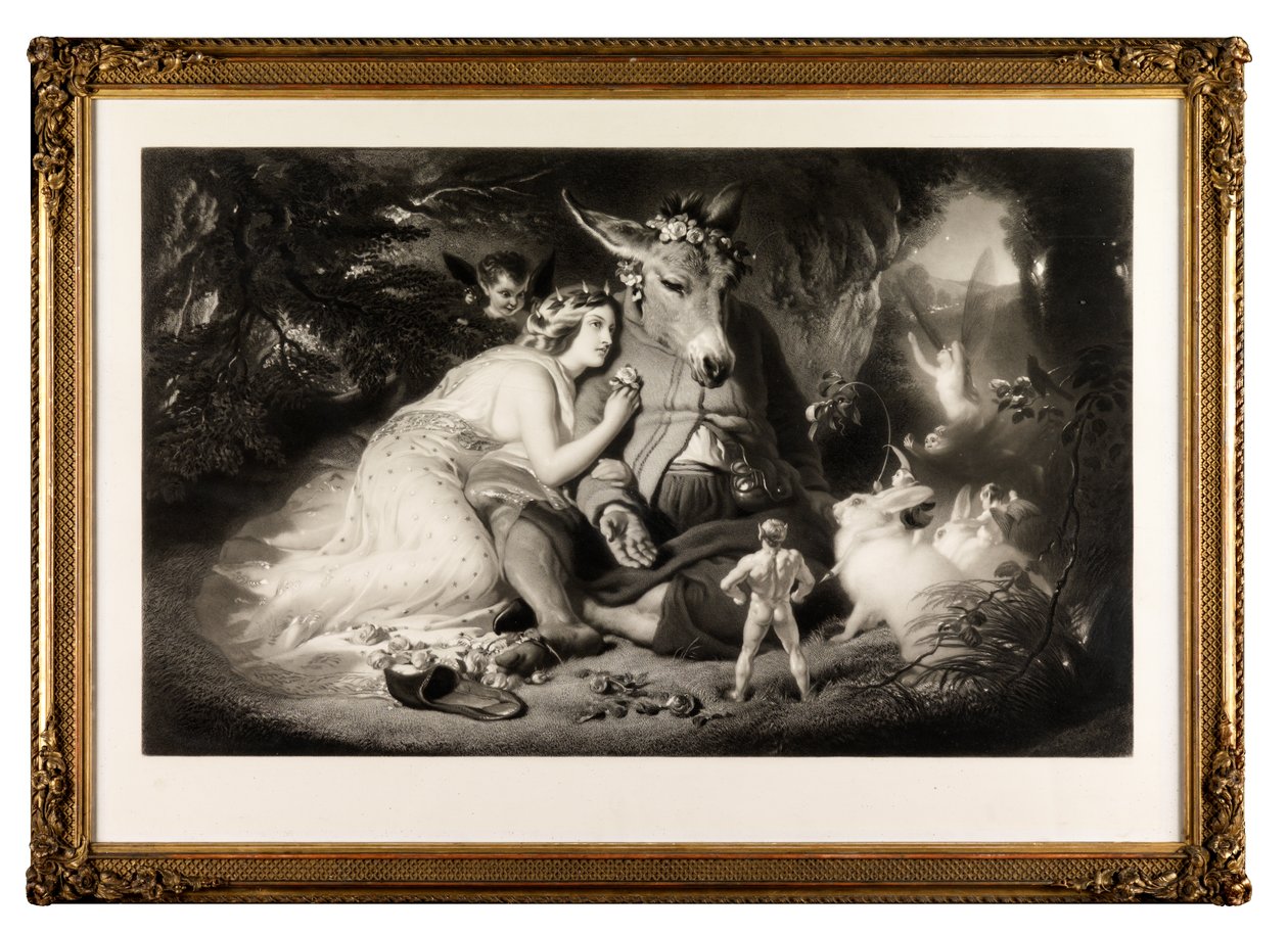 Skærsommernatsdrøm (mezzotint) af Samuel Cousins