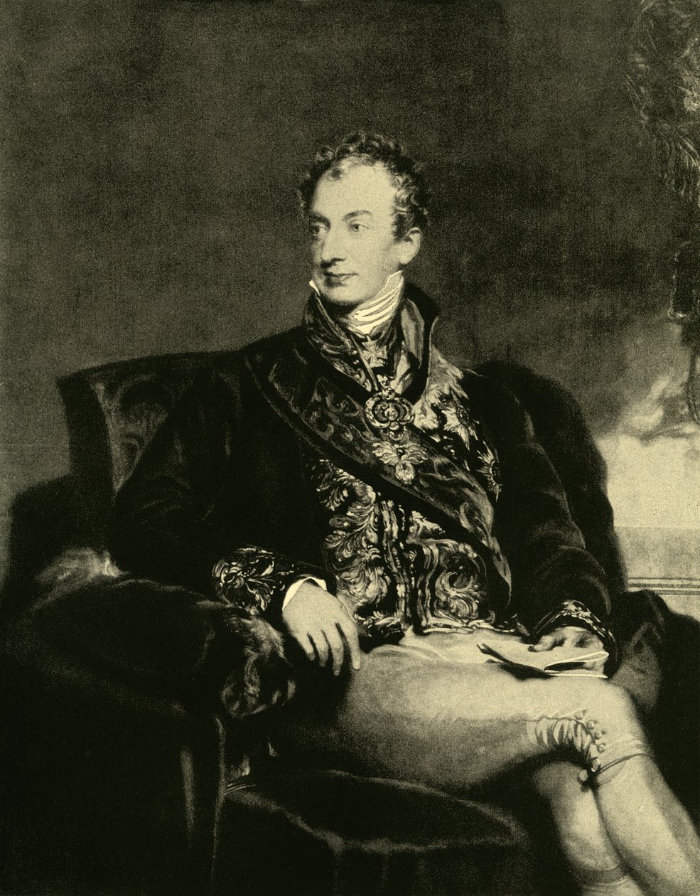 Prins Klemens Wenzel von Metternich - af Samuel Cousins