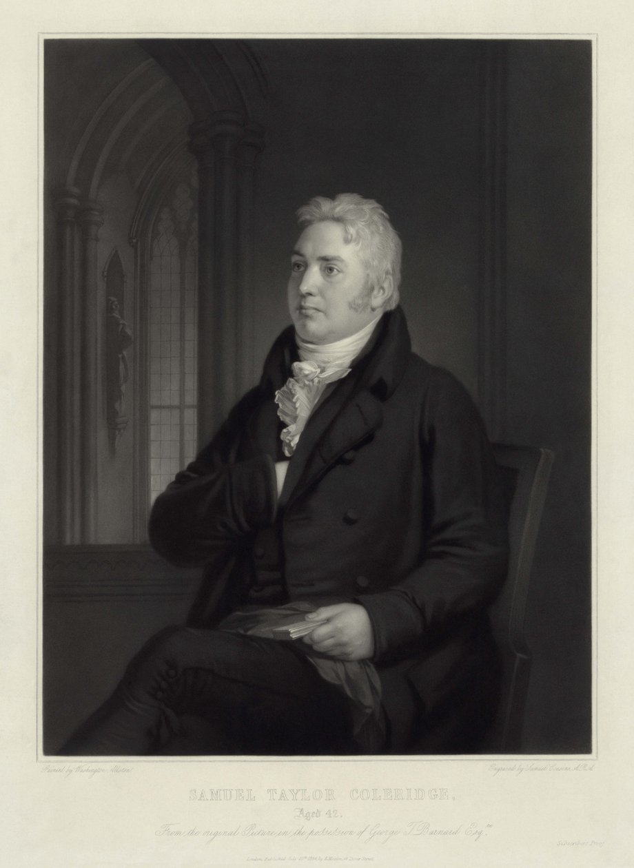 Samuel Taylor Coleridge i en alder af 42 år af Samuel Cousins