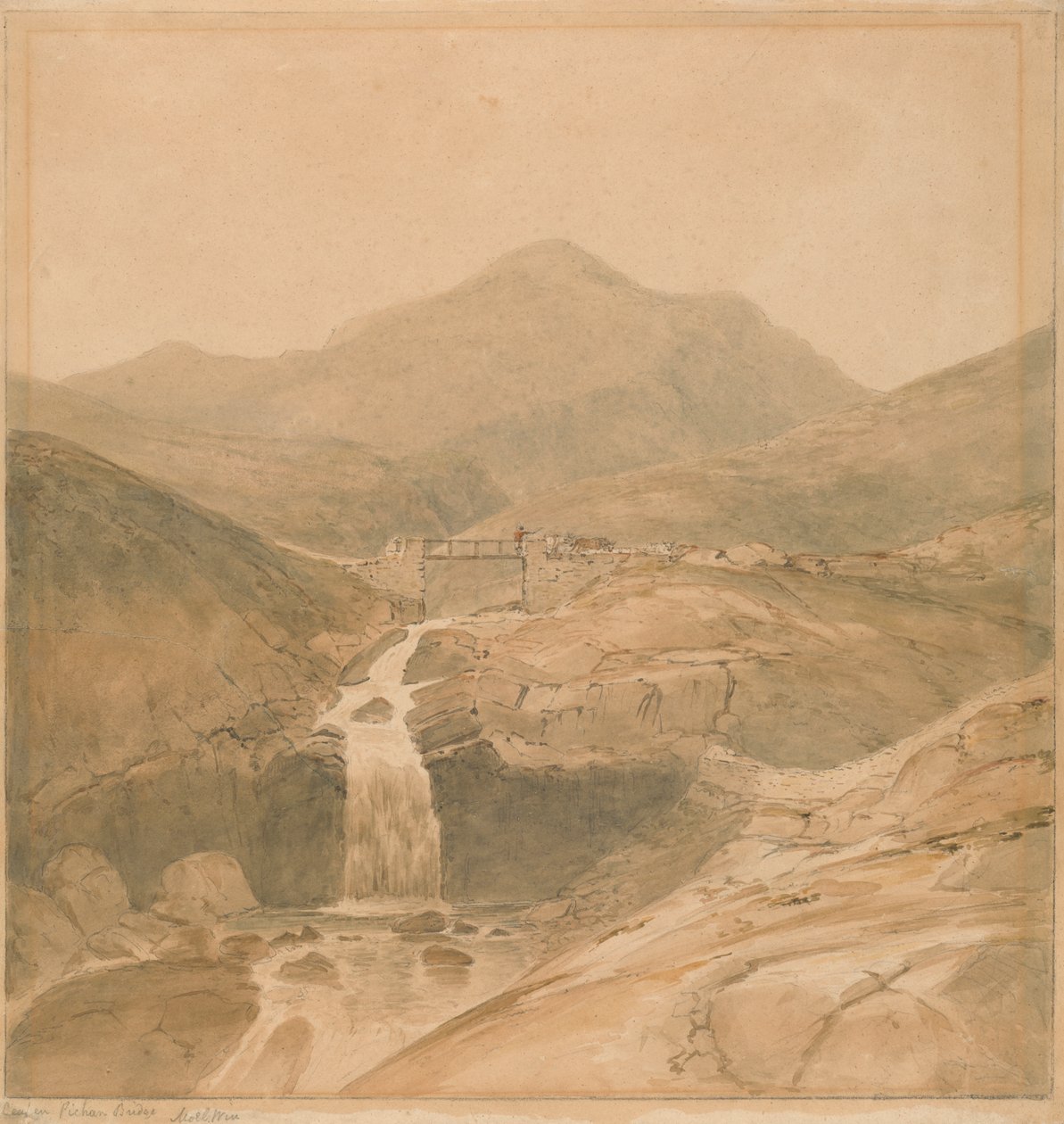 Ceapen Pichan Bridge, Moelwyn Mawr af Samuel Davis