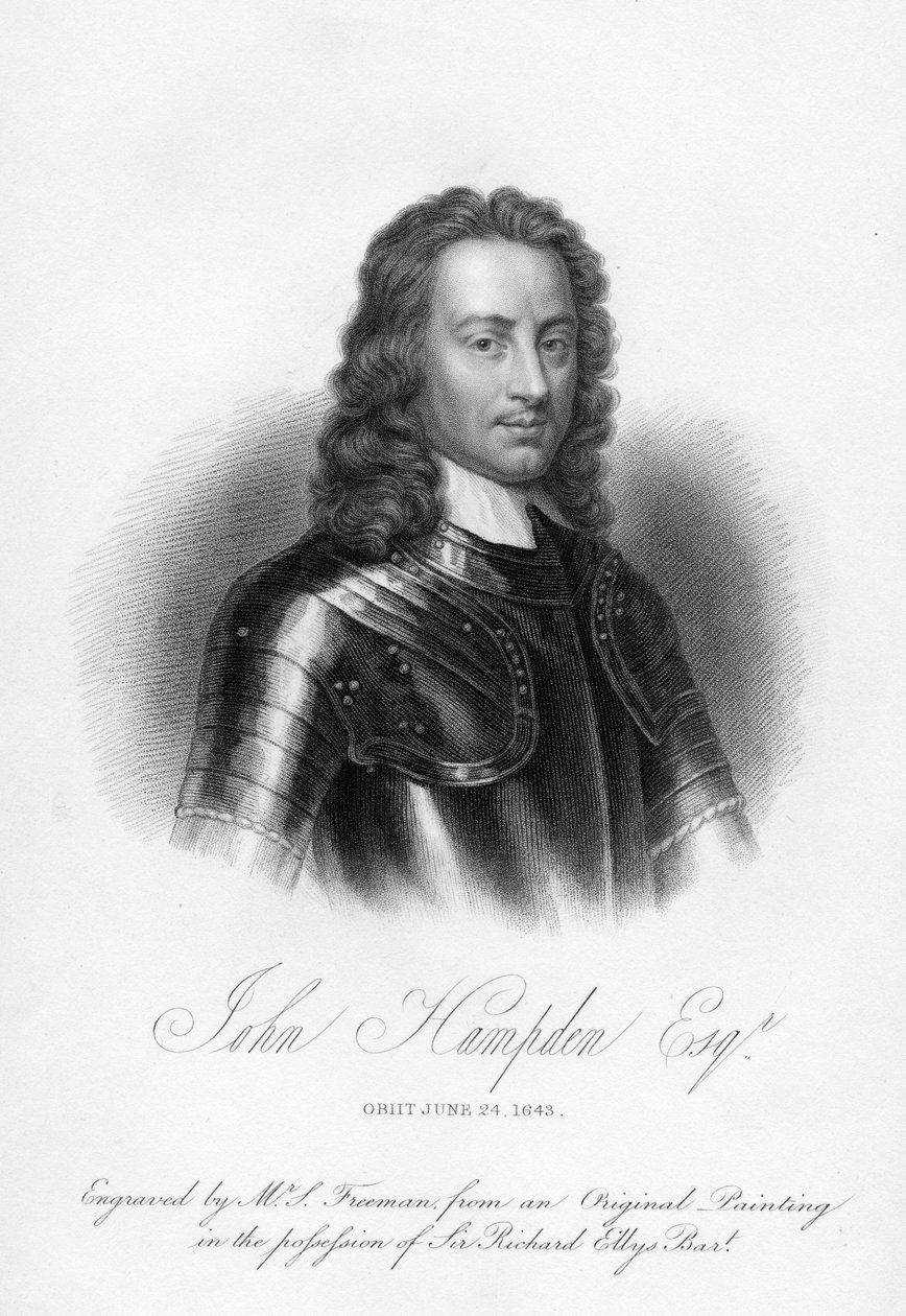 John Hampden af Samuel Freeman