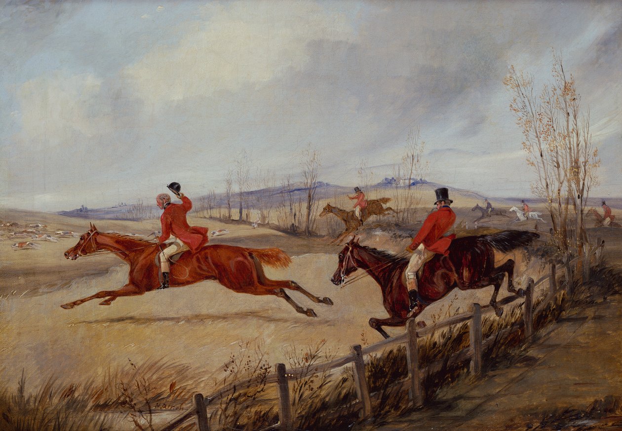 Full Cry (olie på lærred) af Samuel Henry Alken