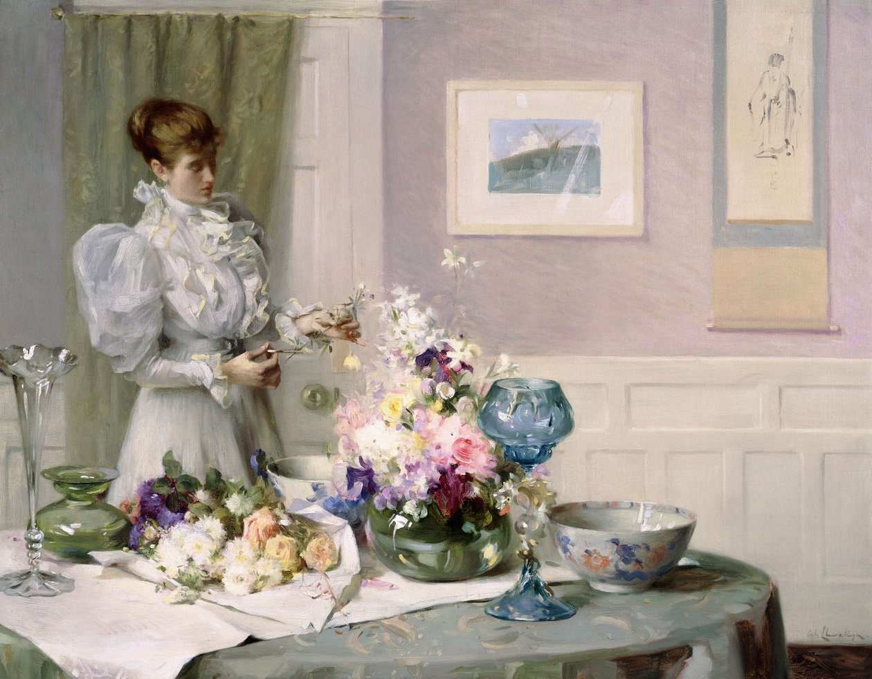 Blomsterarrangøren af Samuel Henry William Llewelyn