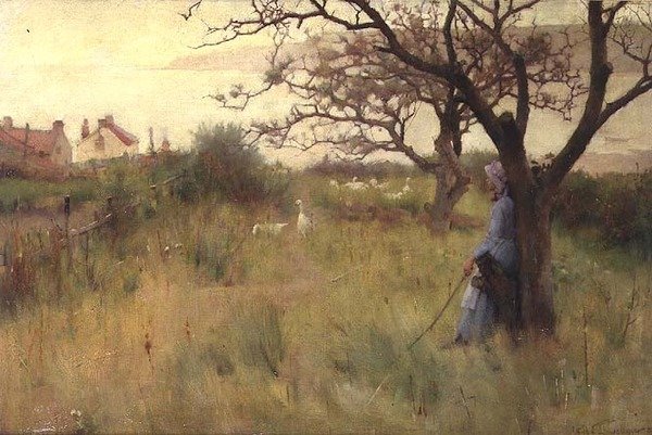 Gåsepigen af Samuel Henry William Llewelyn