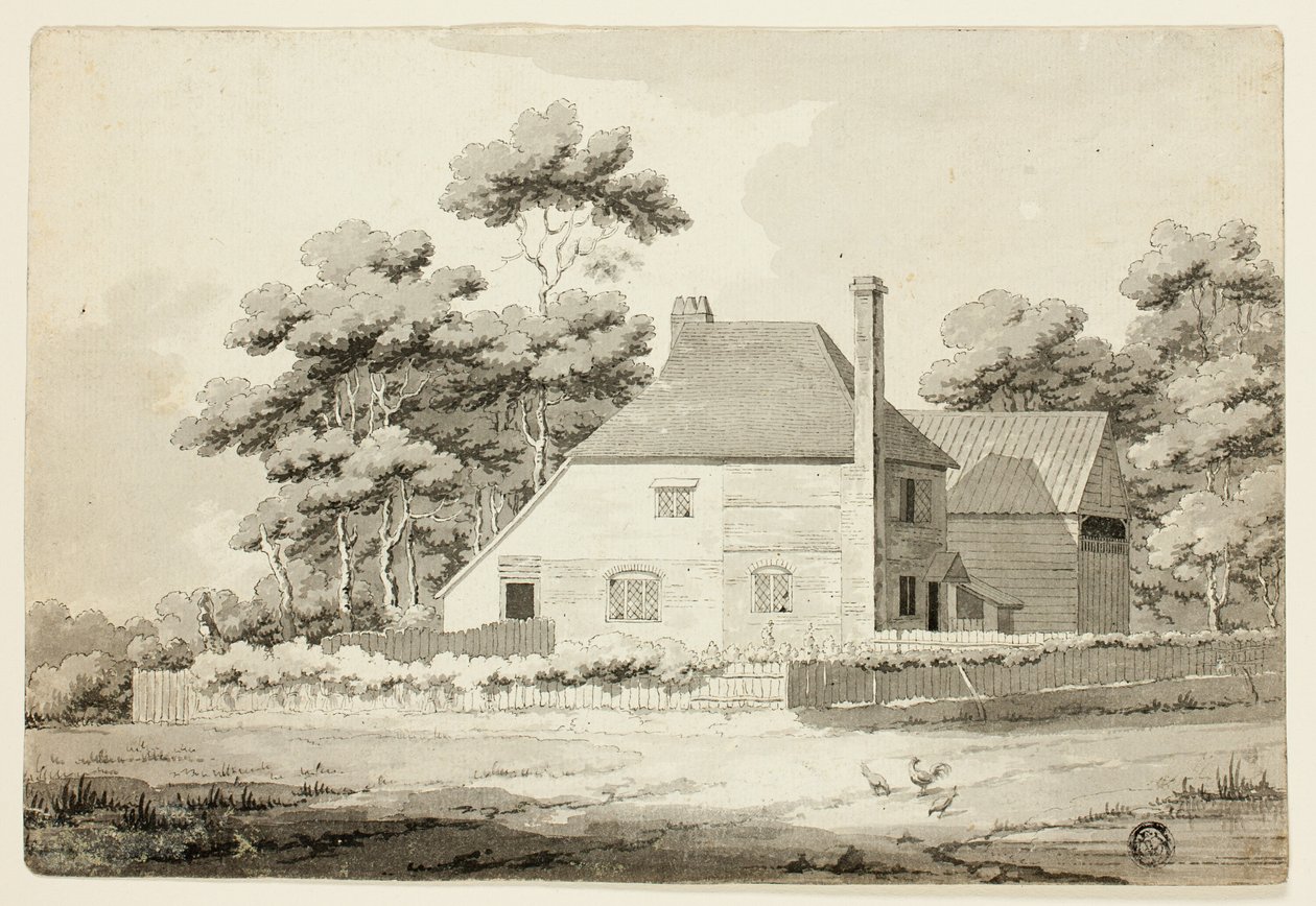 Engelsk Bondegård af Samuel Hieronymus Grimm