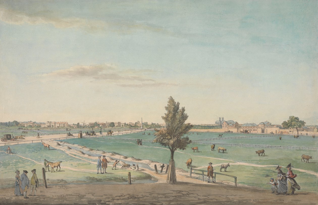 Kennington Common af Samuel Hieronymus Grimm
