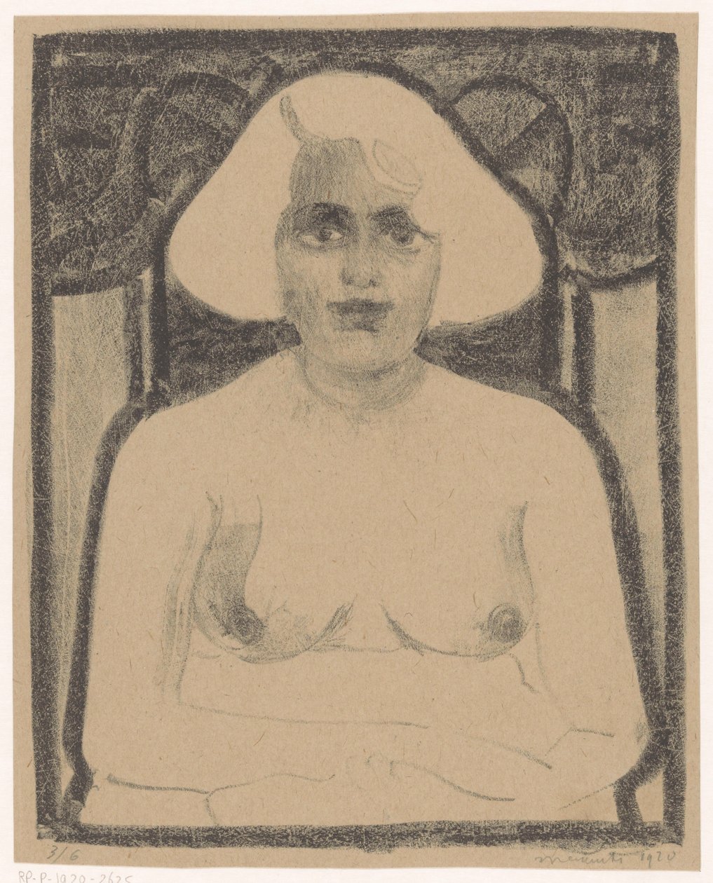 kvindelig torso af Samuel Jessurun de Mesquita
