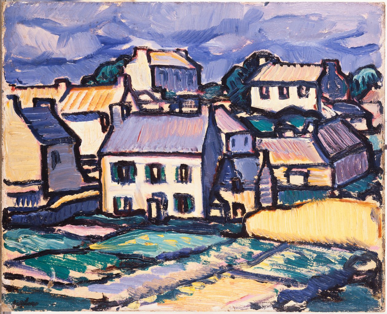 Ile de Brehat, Bretagne af Samuel John Peploe
