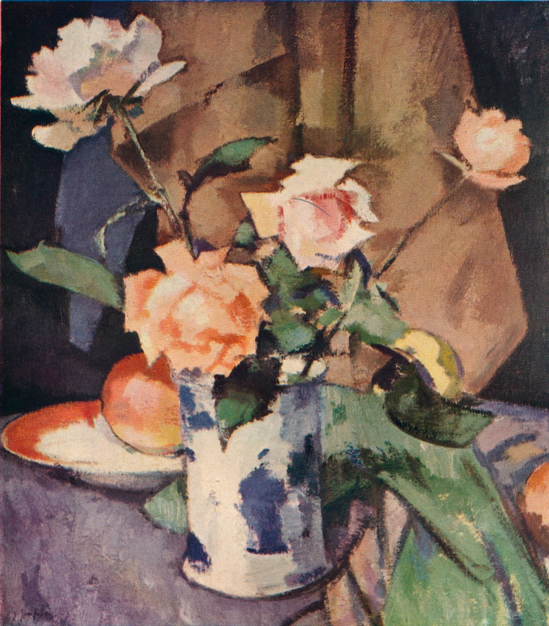 Stilleben, c1900. af Samuel John Peploe
