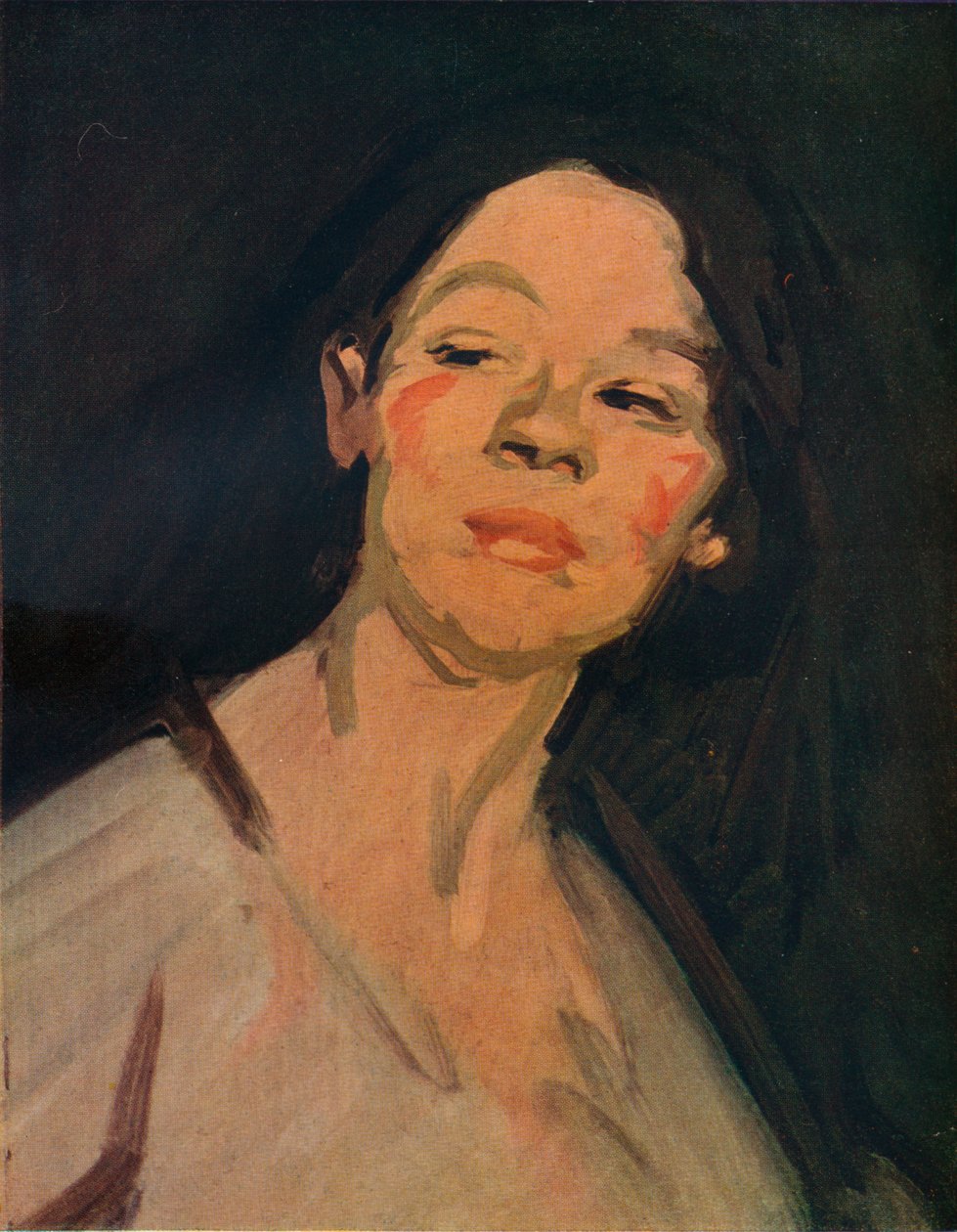 The Gipsy, c1900. af Samuel John Peploe