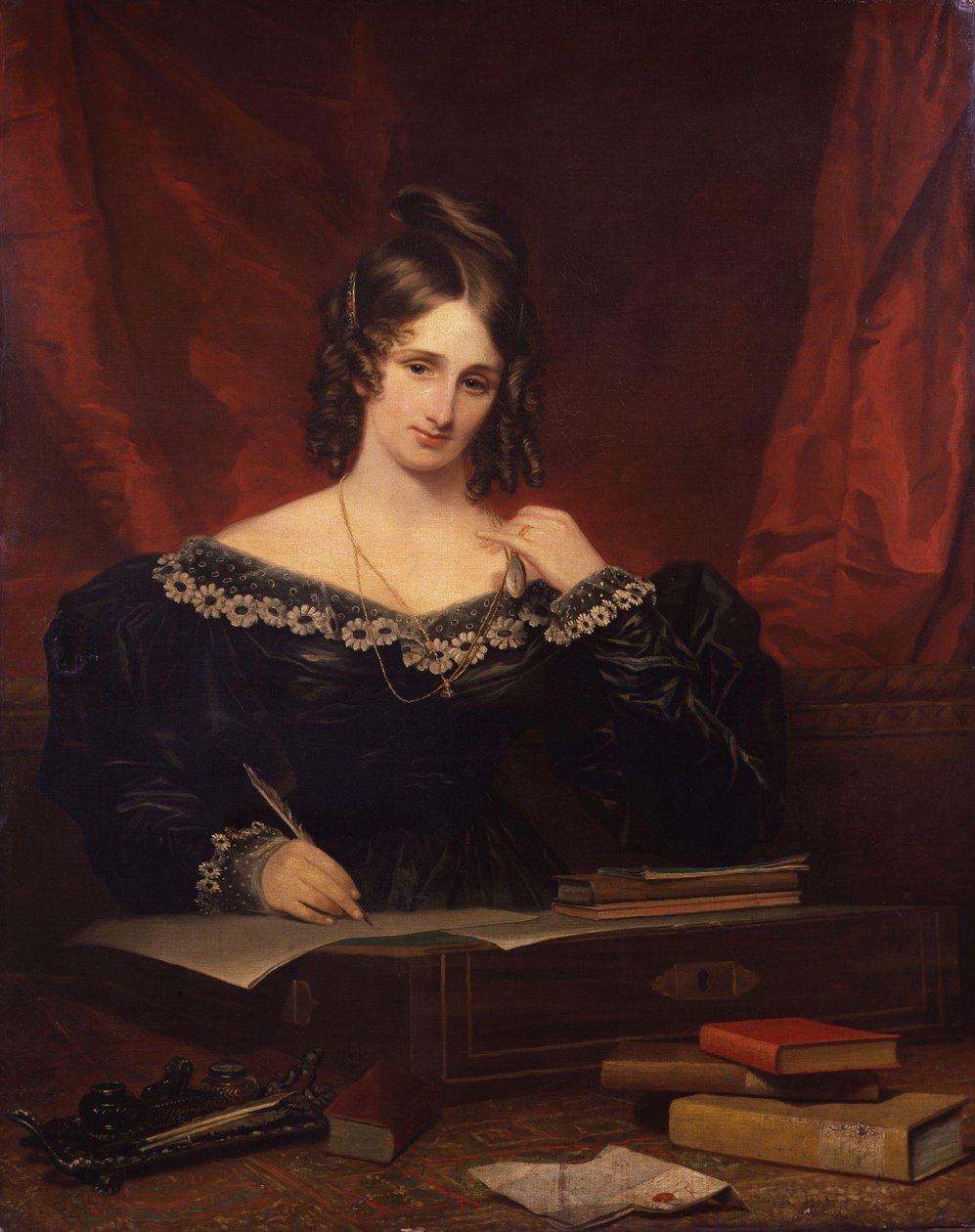 Mary Shelley, 1831 af Samuel John Stump