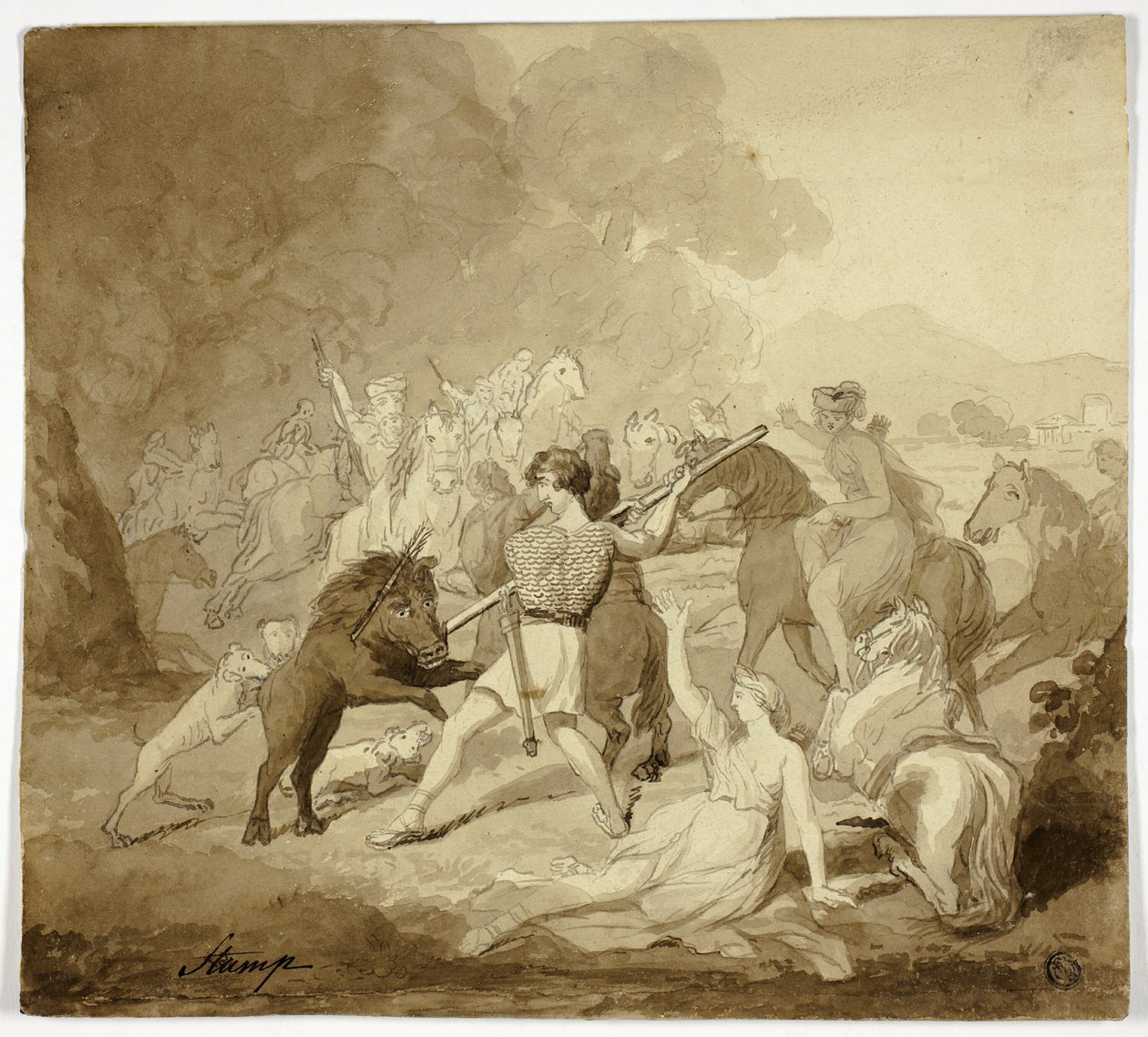 Scene fra Cymbeline af Samuel John Stump