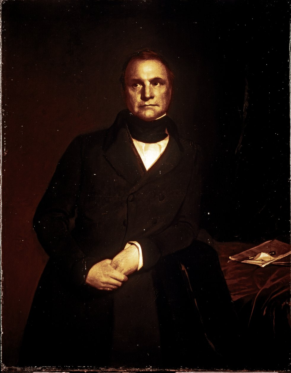 Portræt af Charles Babbage af Samuel Laurence