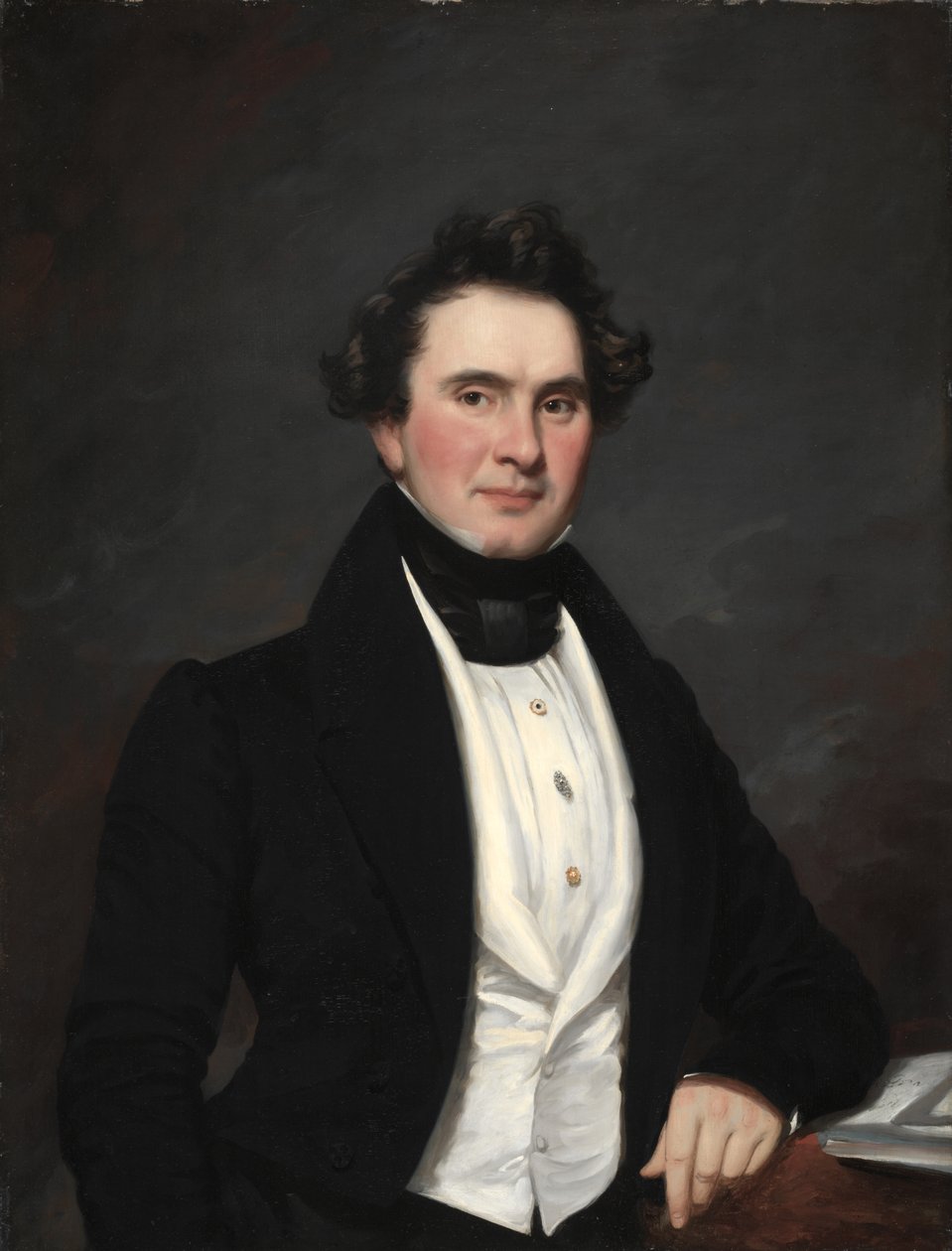 Portræt af en mand af Samuel Lovett Waldo