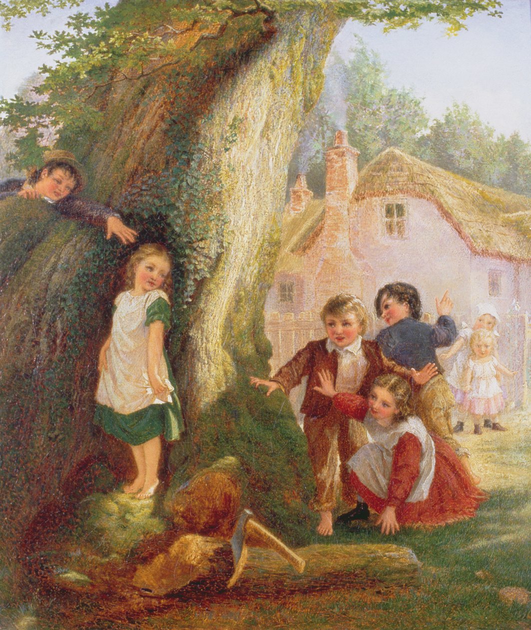 Hide and Go Seek, 1869 af Samuel McCloy