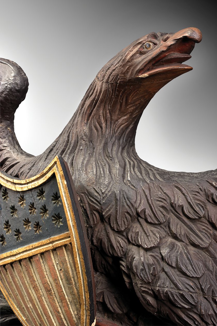 Skilt til U.S. Custom House af Samuel McIntire