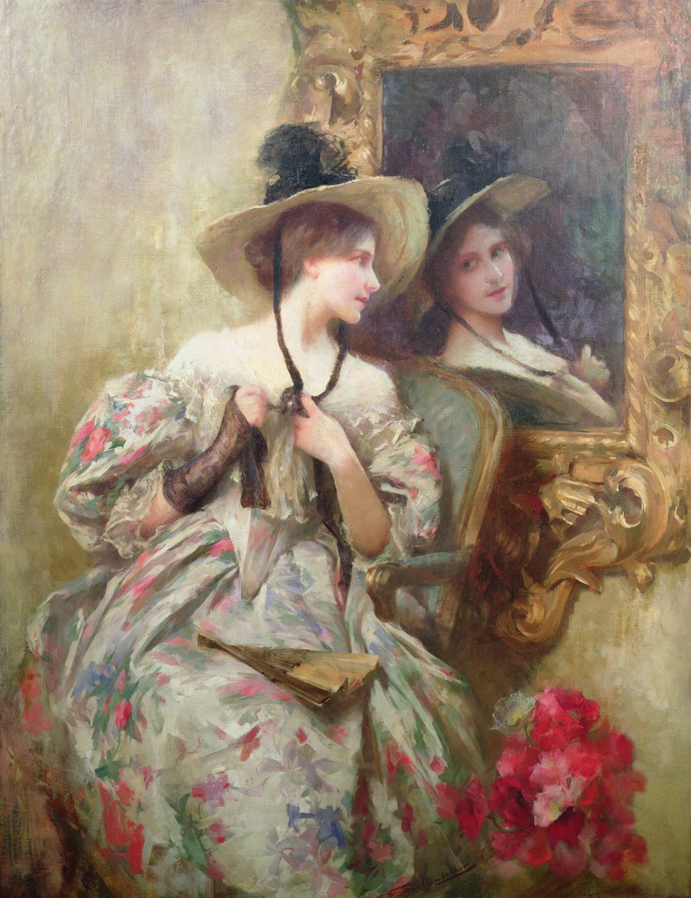 Reflekser (olie på lærred) af Samuel Melton Fisher