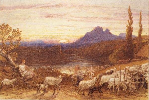 Går til Fold af Samuel Palmer