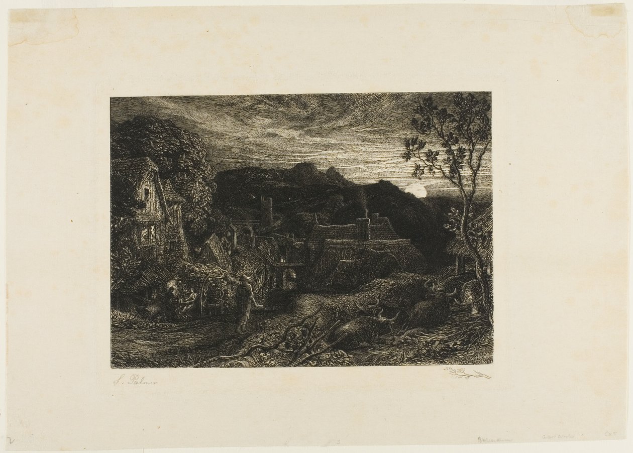 Klokkenisten af Samuel Palmer