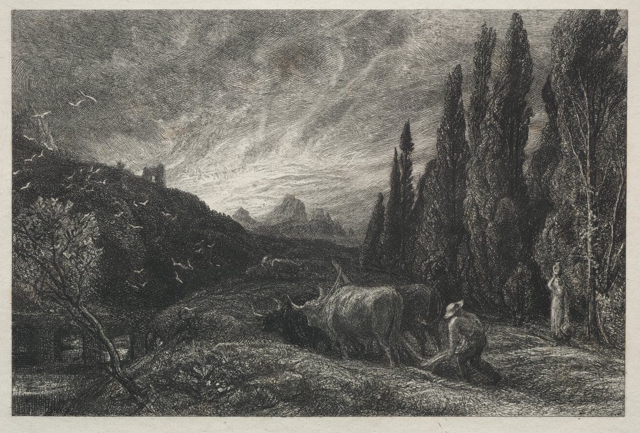 Den tidlige plovmand af Samuel Palmer