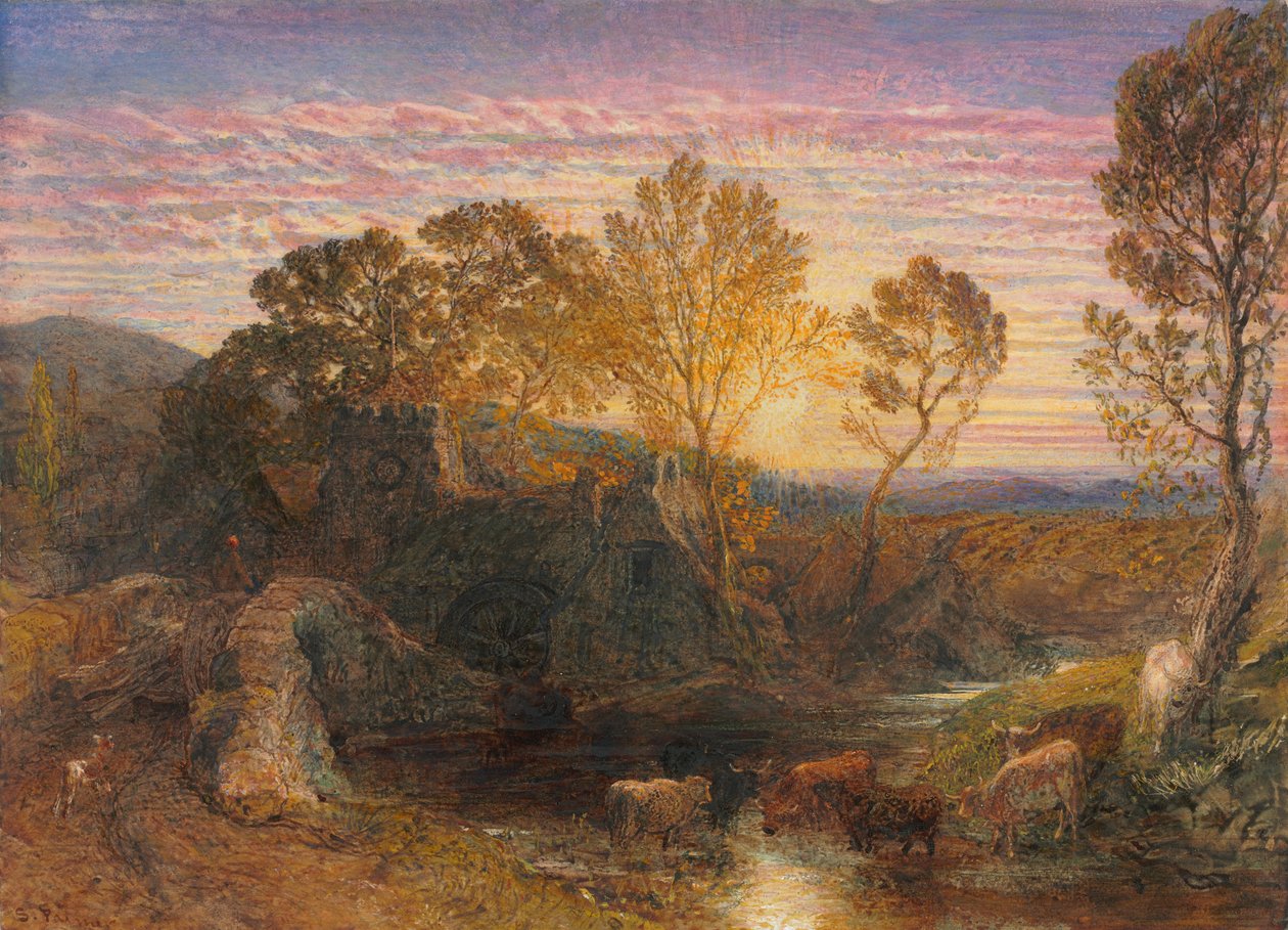 Den gyldne time af Samuel Palmer