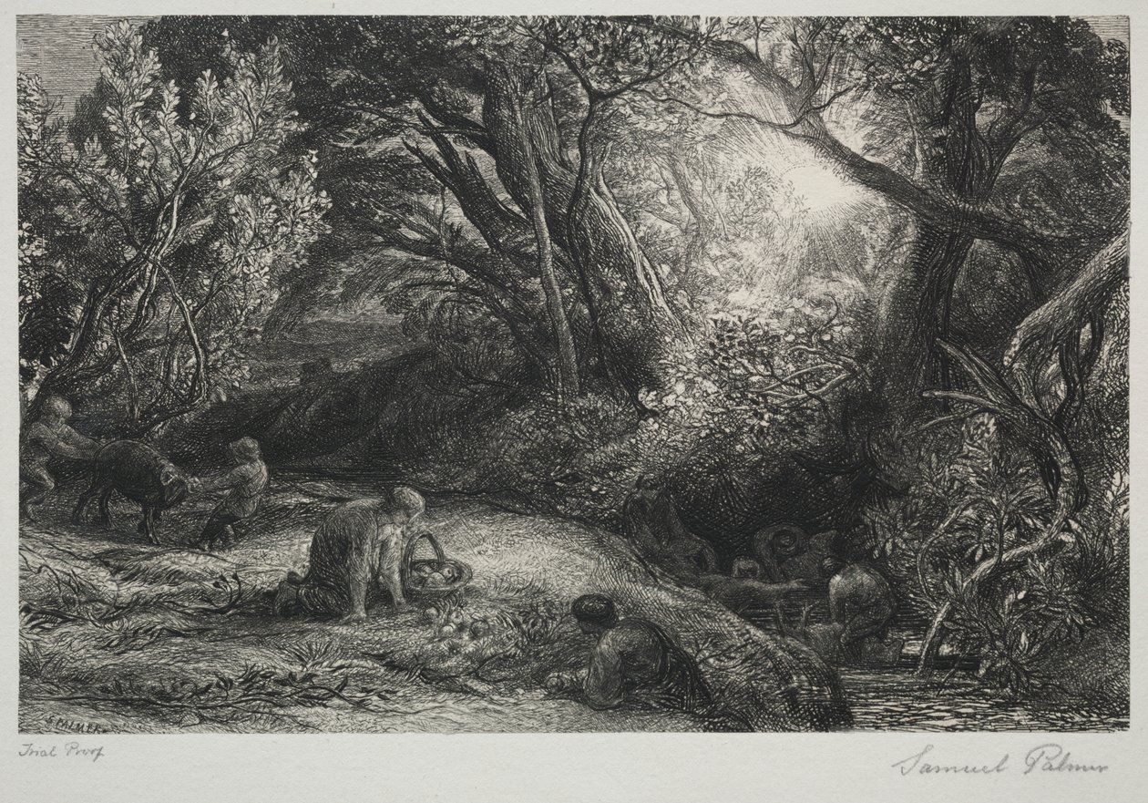 Livets morgen af Samuel Palmer