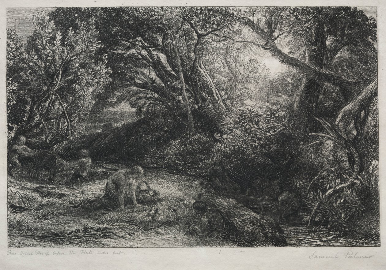 Livets morgen, 1860-1861. af Samuel Palmer