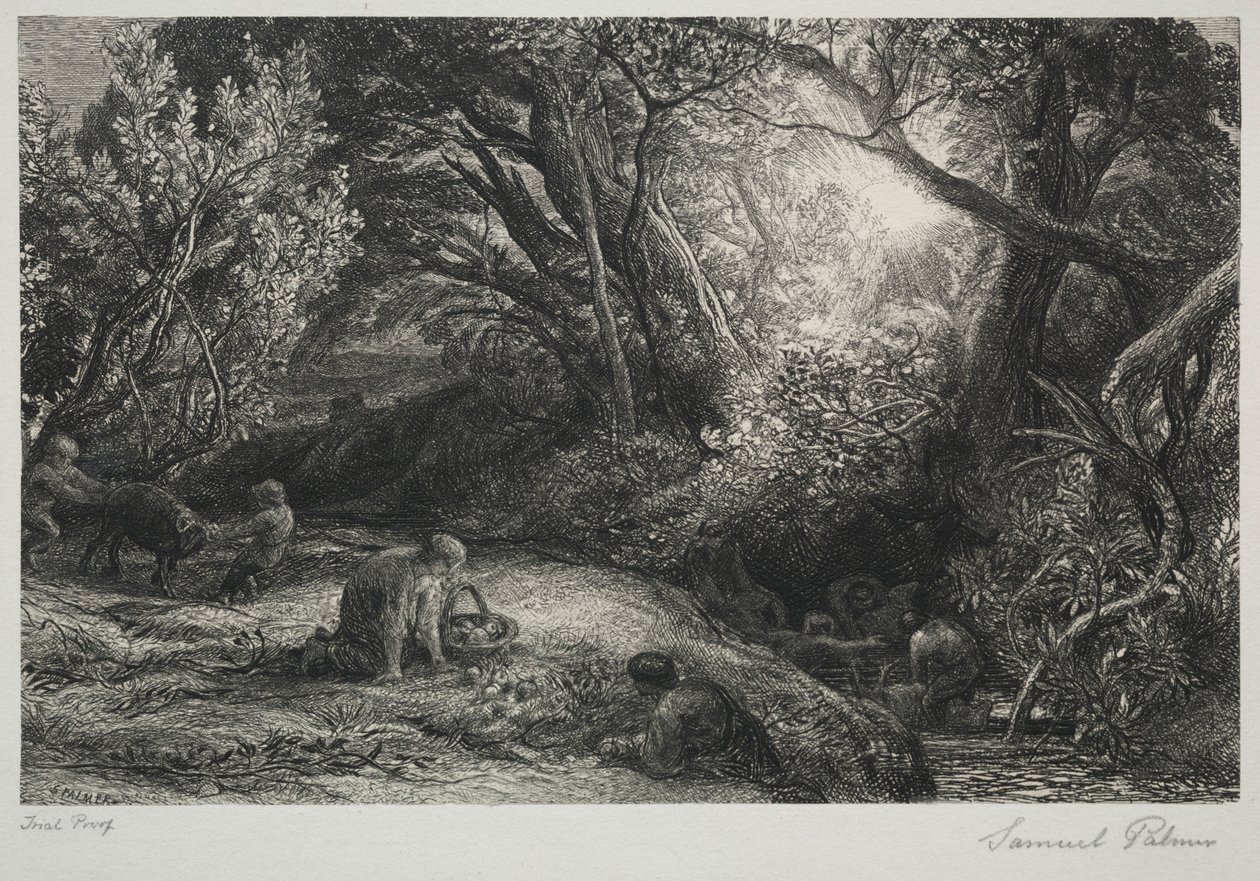 Livets morgen, 1860-1861. af Samuel Palmer