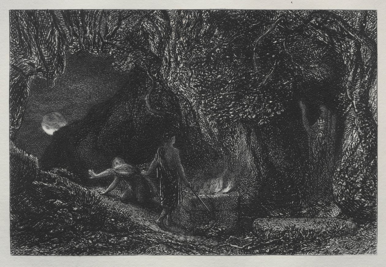 Graven, 1883. af Samuel Palmer