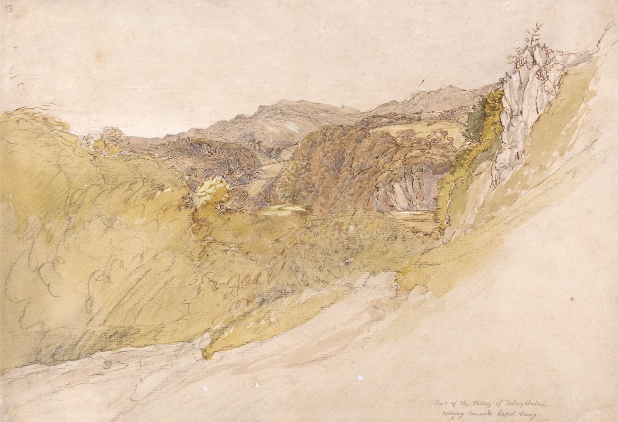 Dolwyddelan-dalen af Samuel Palmer