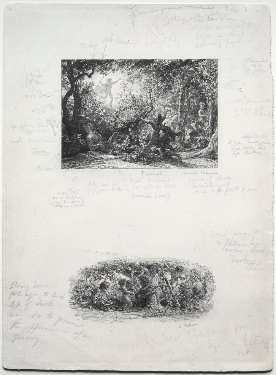 Vinstokken af Samuel Palmer