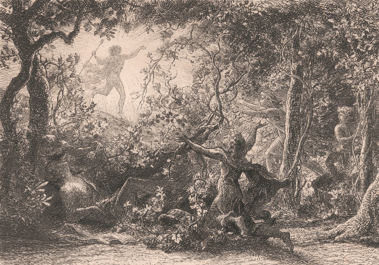 Vinstokken af Samuel Palmer