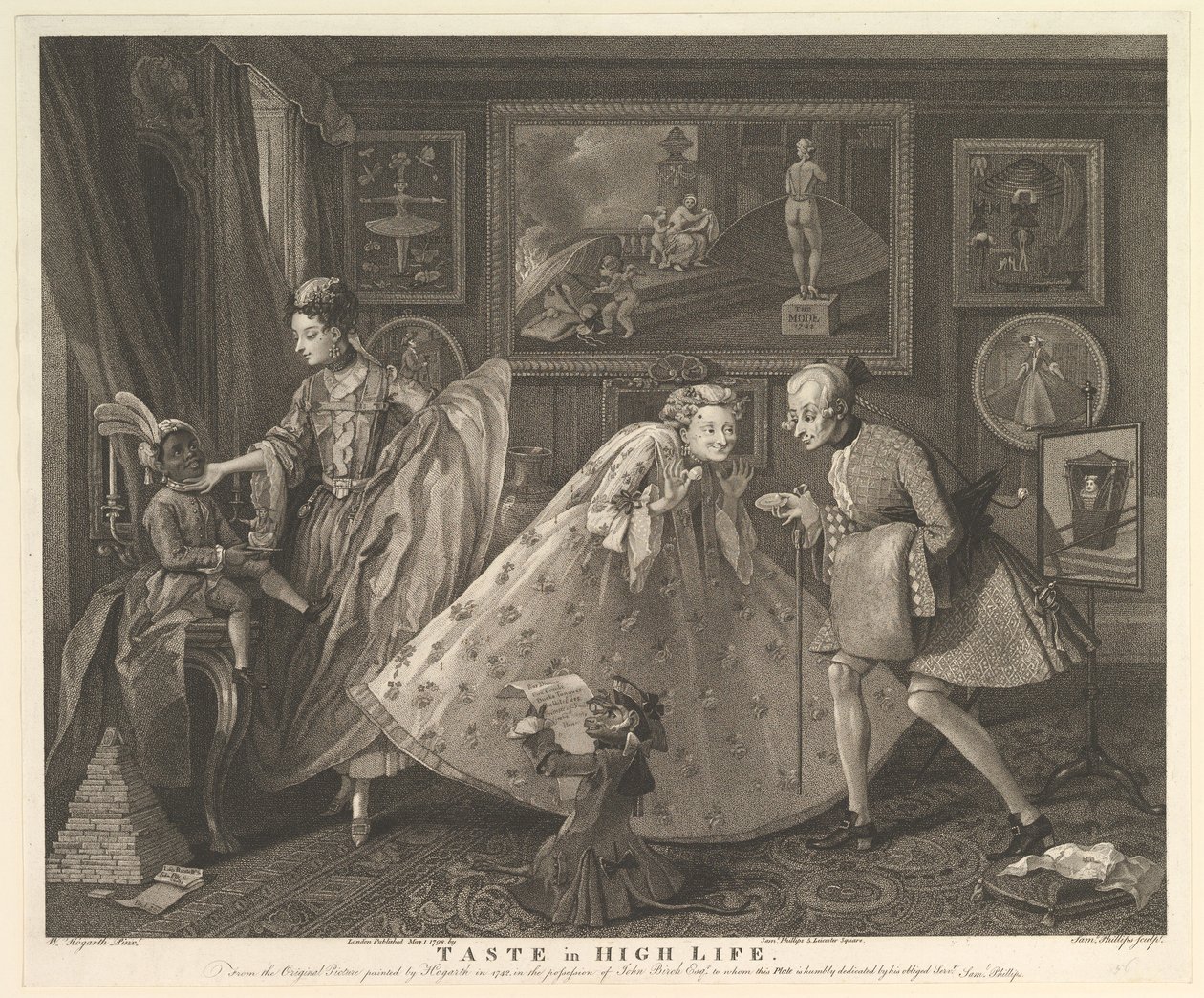 Taste in High Life, 1. maj 1798. af Samuel Phillips