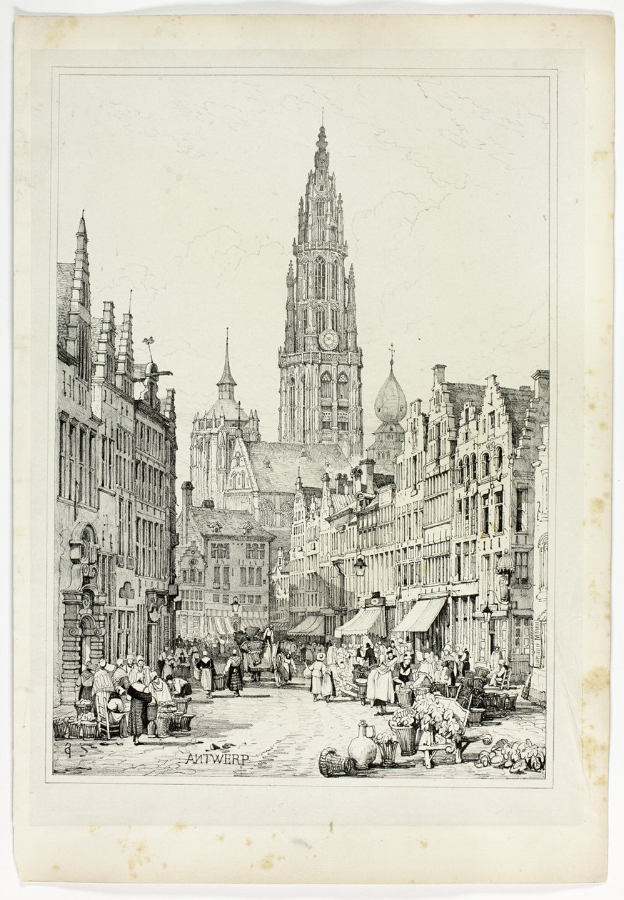 Antwerpen af Samuel Prout