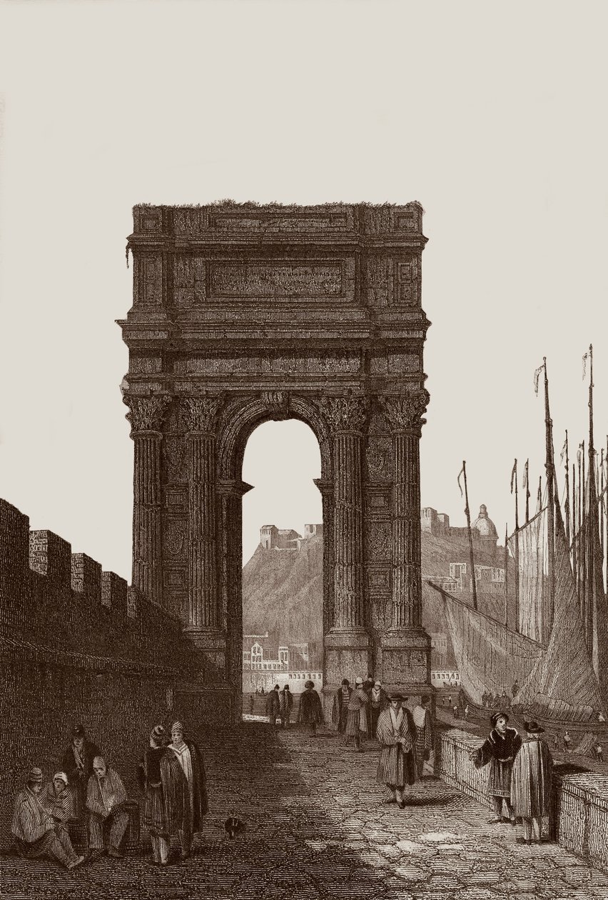 Trajans bue af Samuel Prout