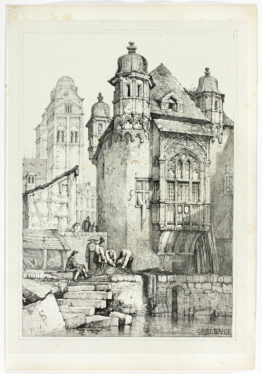 Koblenz af Samuel Prout