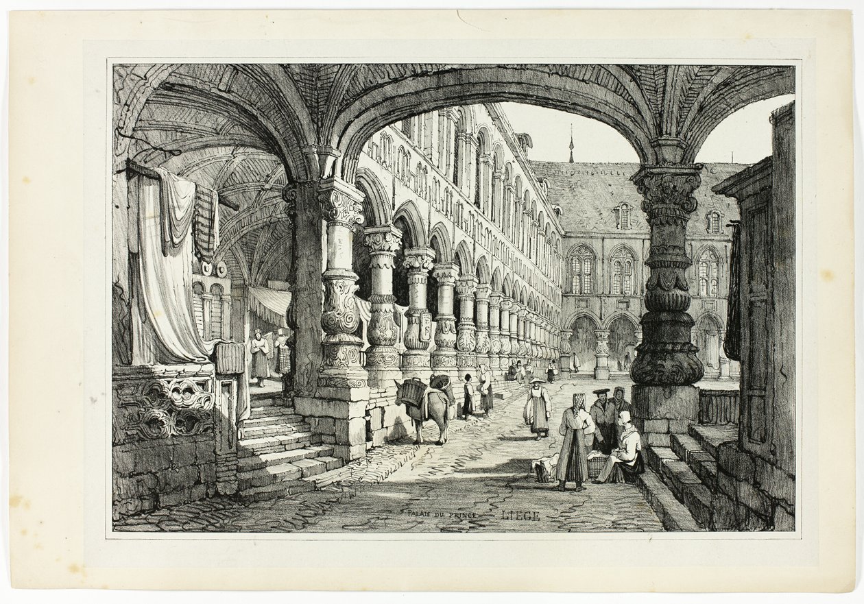 Prinsens Palads, Liège af Samuel Prout